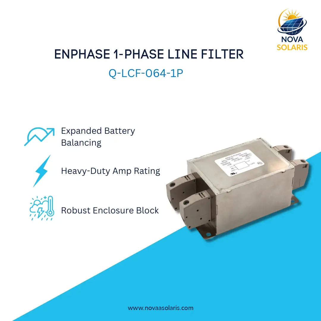 Enphase Q-LCF-064-1P Energy 1 Phase Line Communication Filter 64 A L-L Communication