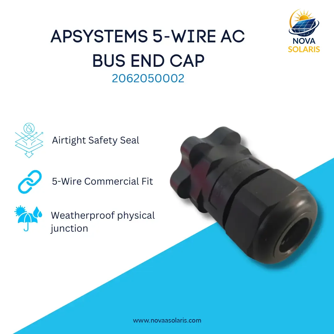 APsystems 2062050002 5-Wire AC Bus End Cap