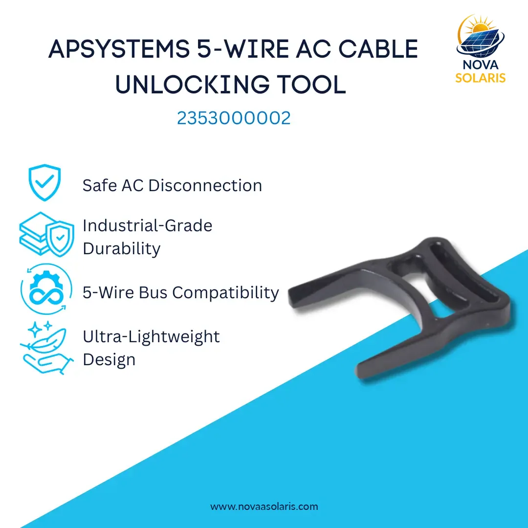 APsystems 2353000002 5-Wire AC Cable Unlocking Tool (Used for DS3, QS1 & QT2)