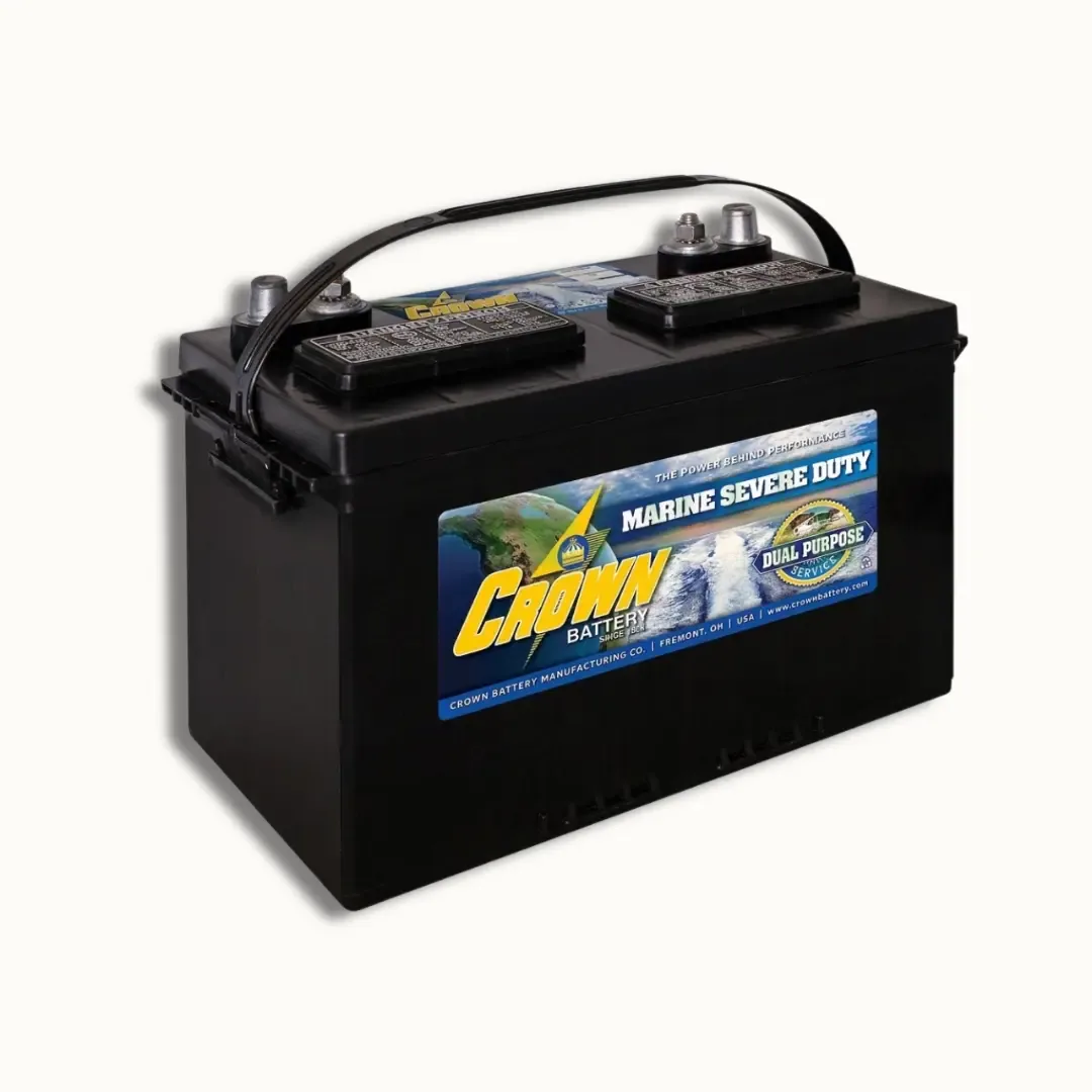 Crown 27HDC 115Ah 12VDC New Wave Marine Battery — visuel 3