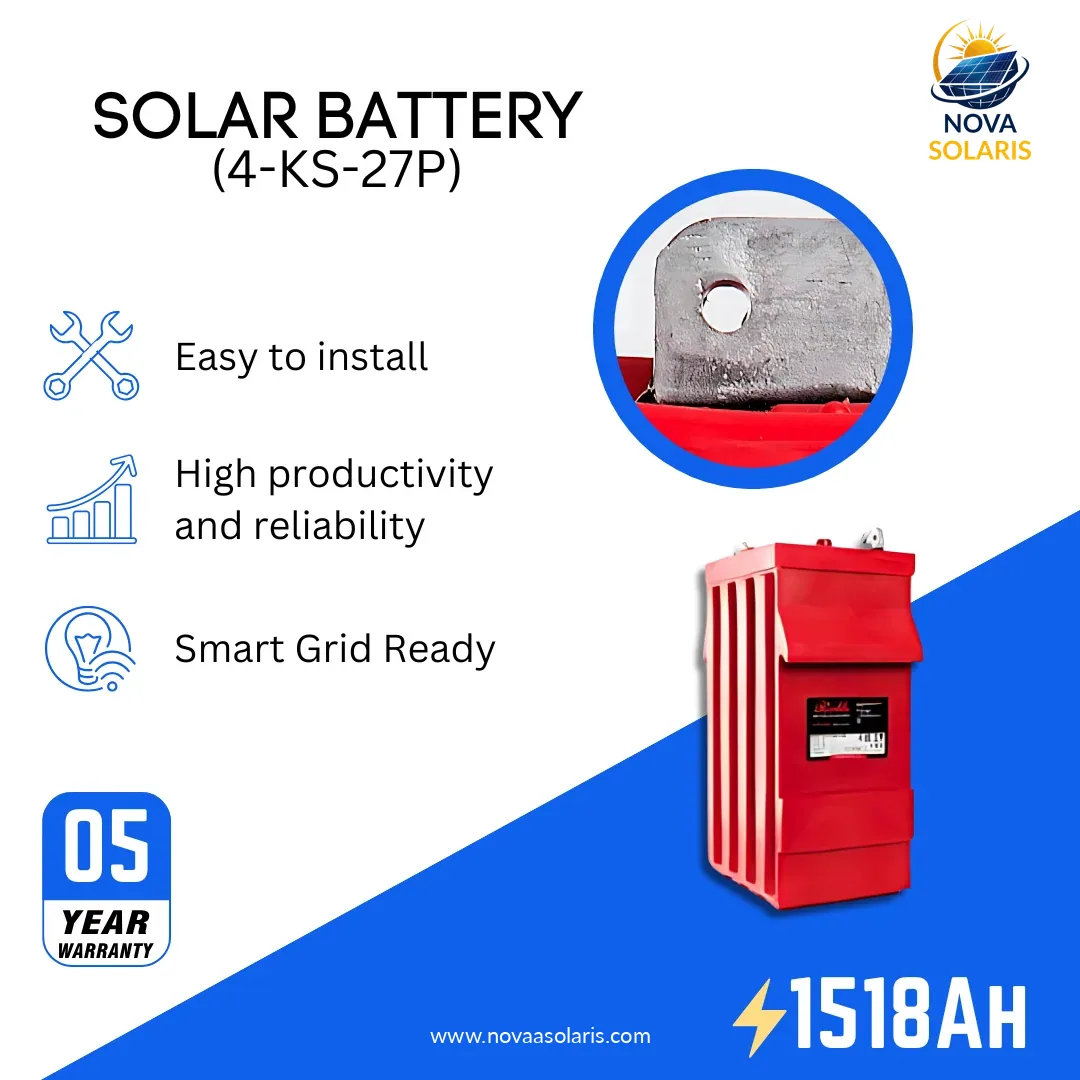 Rolls Surrette 4-KS-27P 4VDC 1518Ah Deep Cycle Battery