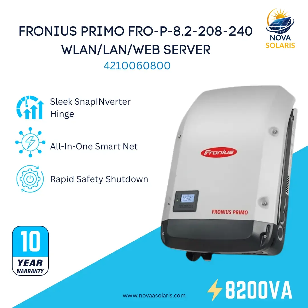 Fronius Primo FRO-P-8.2-208-240 WLAN/LAN/web server