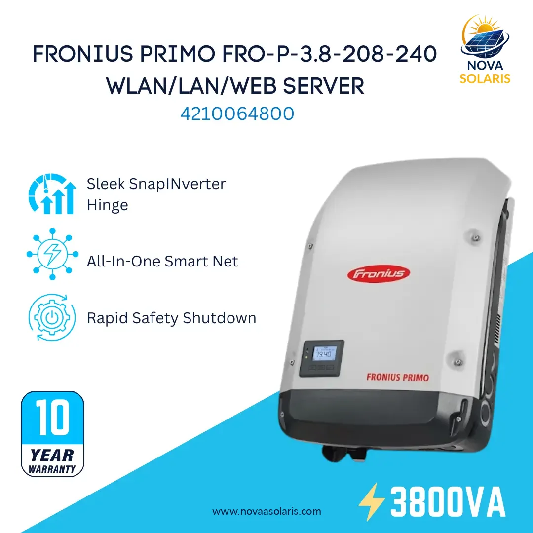 Fronius Primo FRO-P-3.8-208-240 WLAN/LAN/web server