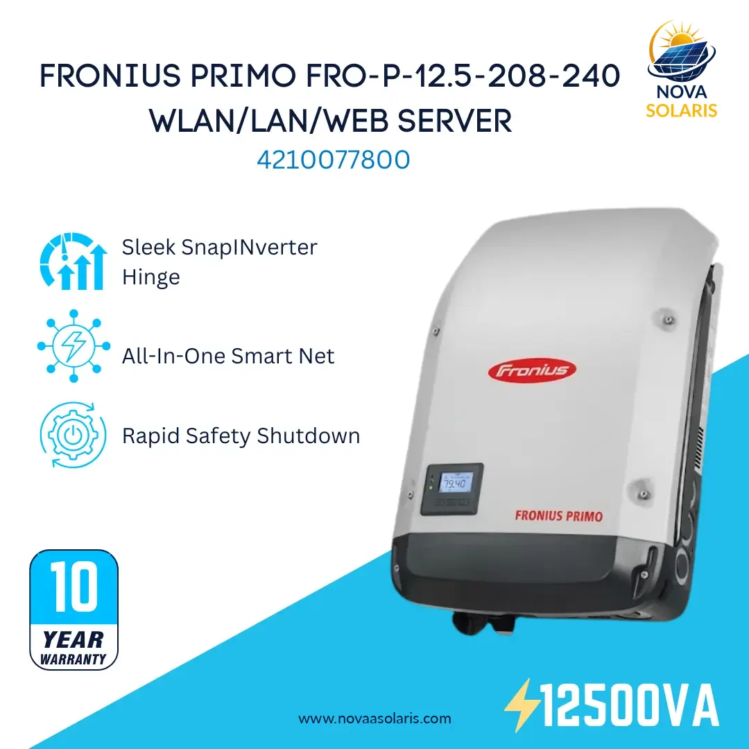 Fronius Primo FRO-P-12.5-208-240 WLAN/LAN/web server