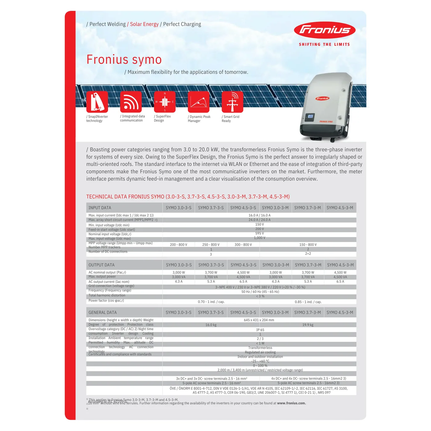 Fronius Symo Advanced Lite FRO-SA-12-3-208L 12kW 3-Phase Inverter — visuel 2