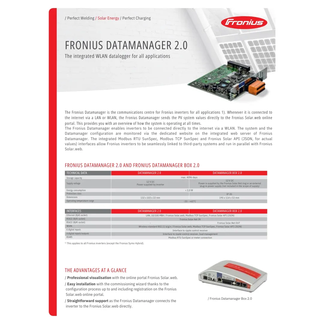 Fronius Datamanager 2.0 Box WLAN — visuel 2
