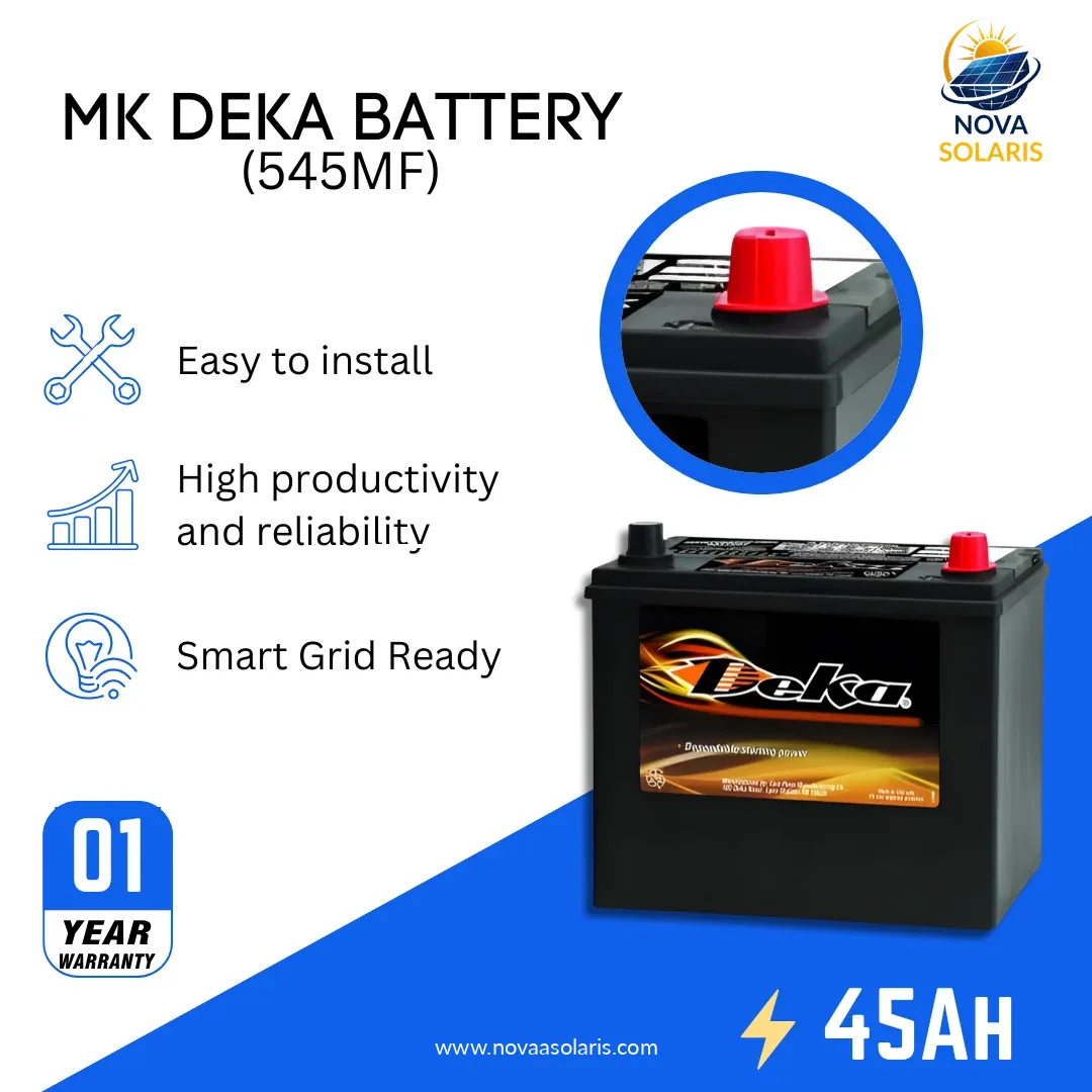 MK Deka 545MF 12VDC Flooded Lead-Acid Battery