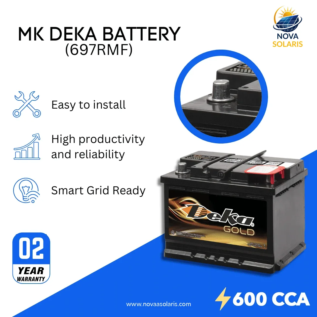 MK Deka 697RMF 12VDC Flooded Lead-Acid Battery