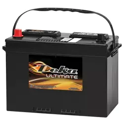 MK Deka 727MF 80Ah 12VDC Flooded Lead-Acid Battery — visuel 3