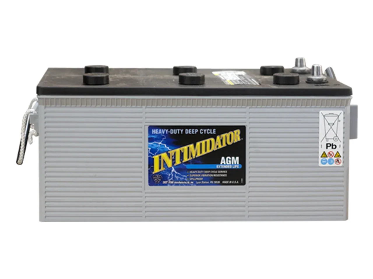 MK Deka 8A8D 245Ah 12VDC Deep Cycle AGM Battery — visuel 3