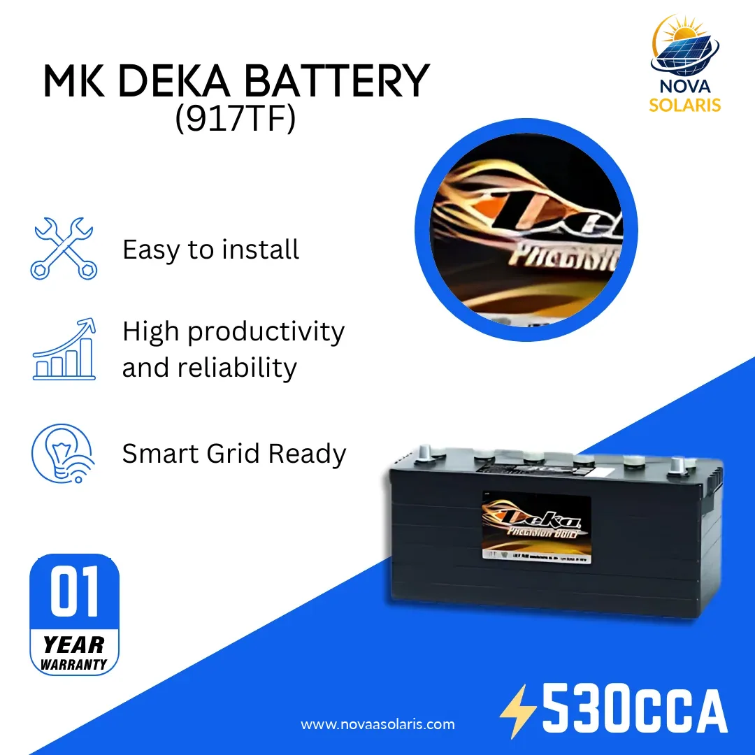MK Deka 917TF 12VDC Flooded Lead-Acid Battery