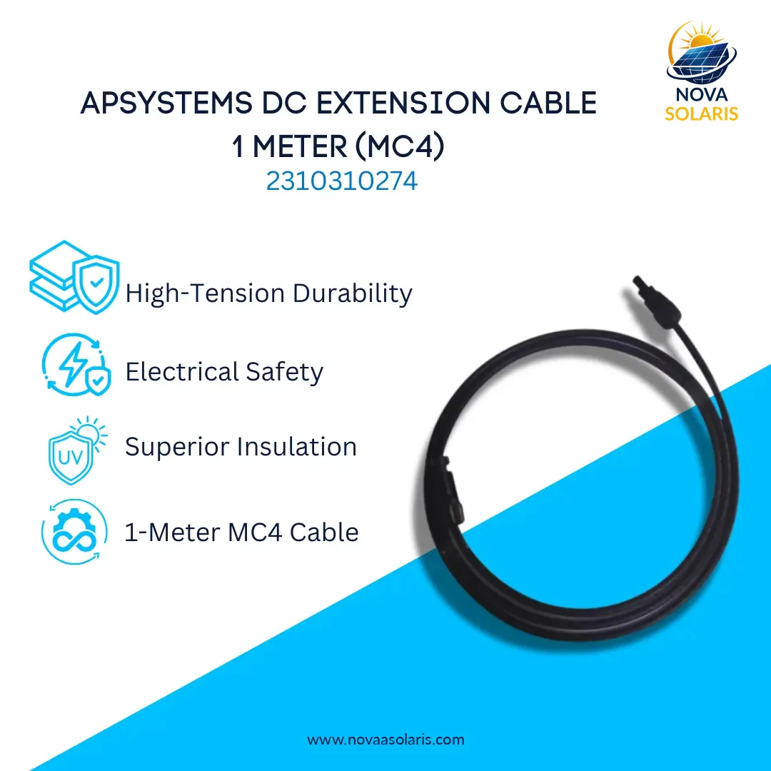 APsystems 2310310274 DC Extension Cable 1 Meter (MC4)