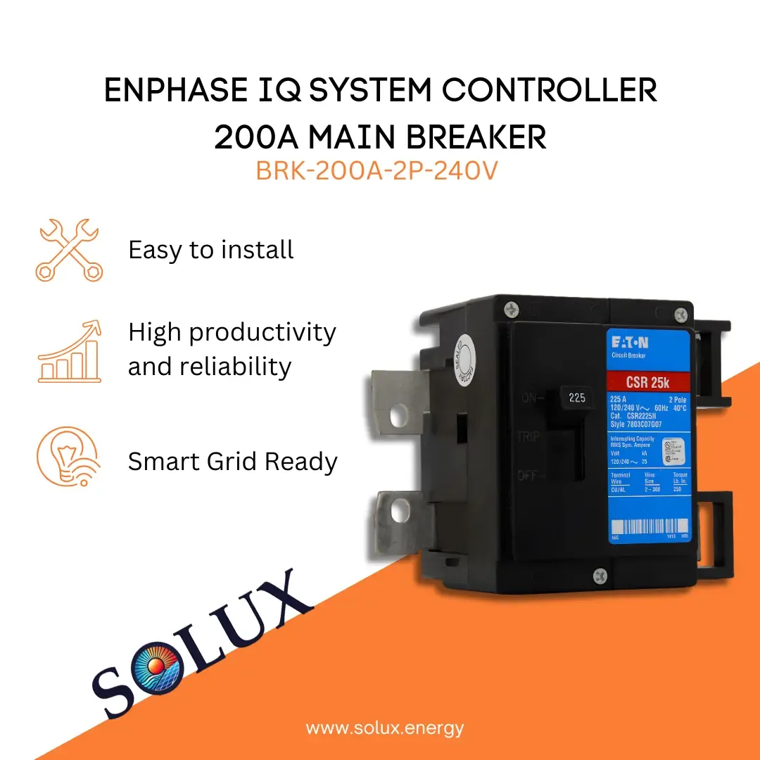 Enphase BRK-200A-2P-240V IQ System Controller 200A Main Breaker
