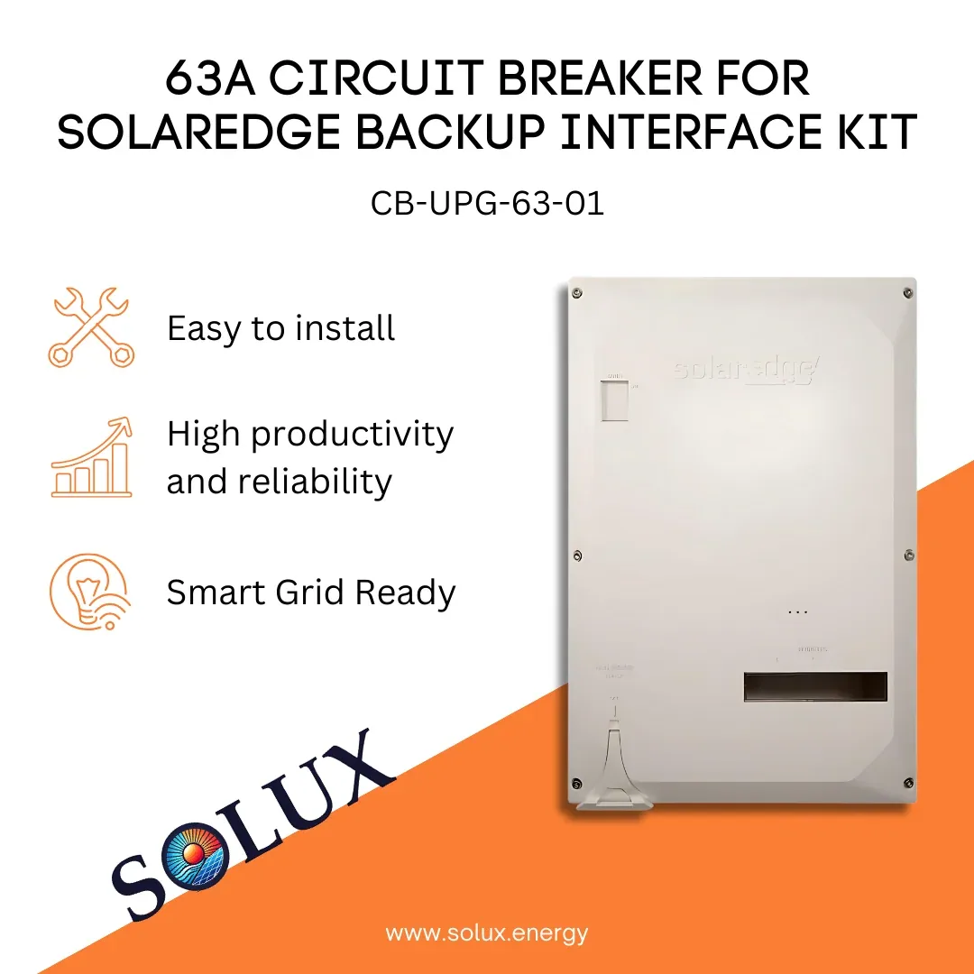 63A Circuit Breaker for SolarEdge Backup Interface Kit