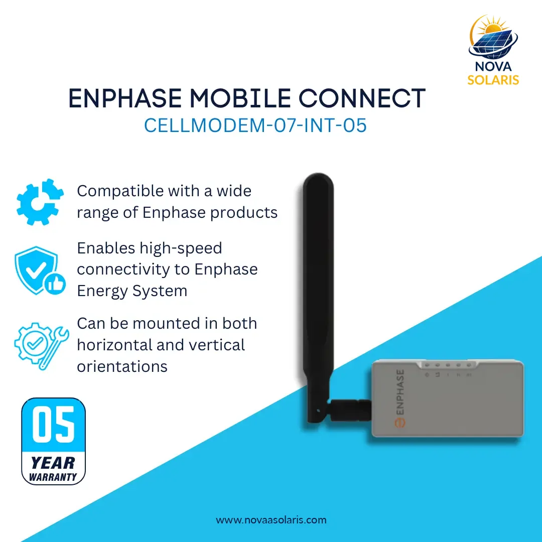 Enphase CELLMODEM-07-INT-05 Mobile Connect LTE Cat 4 Cell Modem
