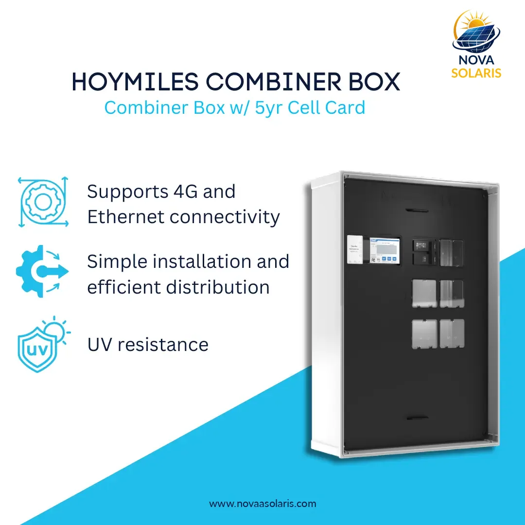 Hoymiles Combiner Box w/ 5yr Cell Card
