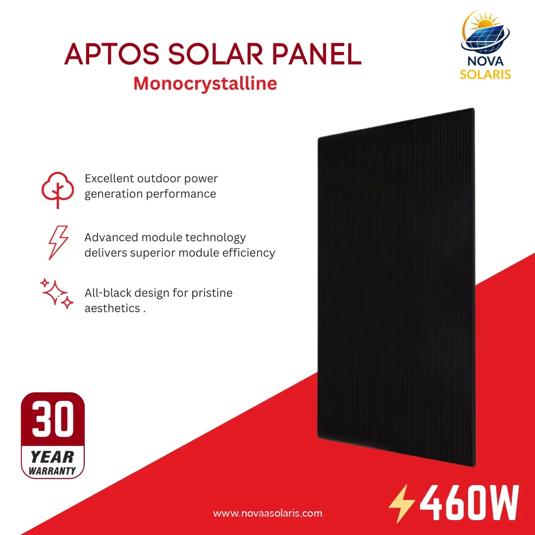 Aptos Solar DNA-120-MF10-460W 460W 120 Half-Cell Monocrystalline Solar Panel - FEOC Compliant