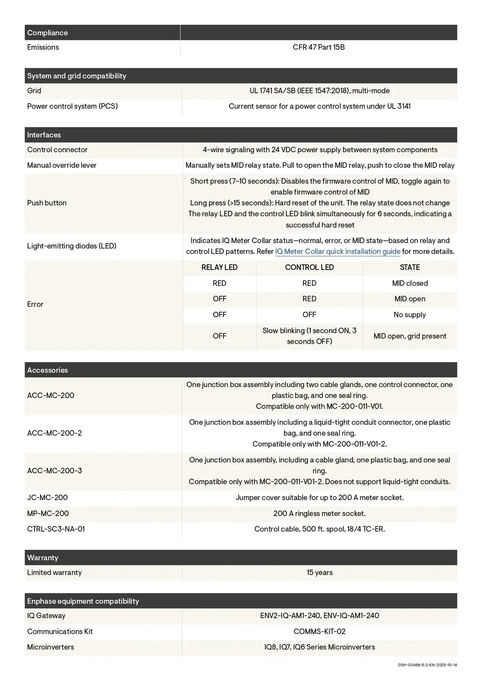 Enphase MP-MC-200 Ringless Meter Socket, 200A — visuel 2