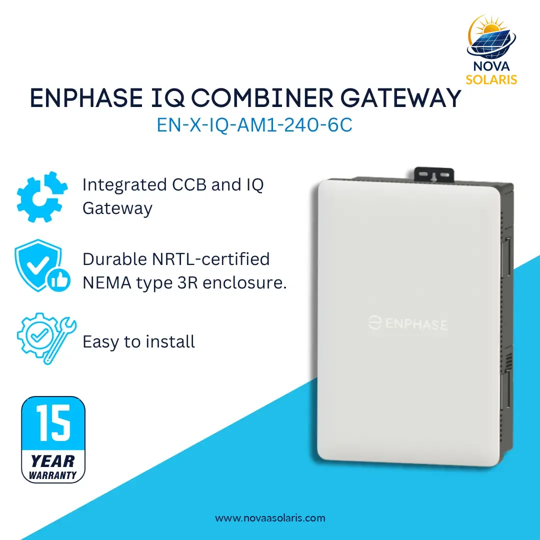 Enphase X-IQ-AM1-240-6C IQ Combiner 6C Gateway