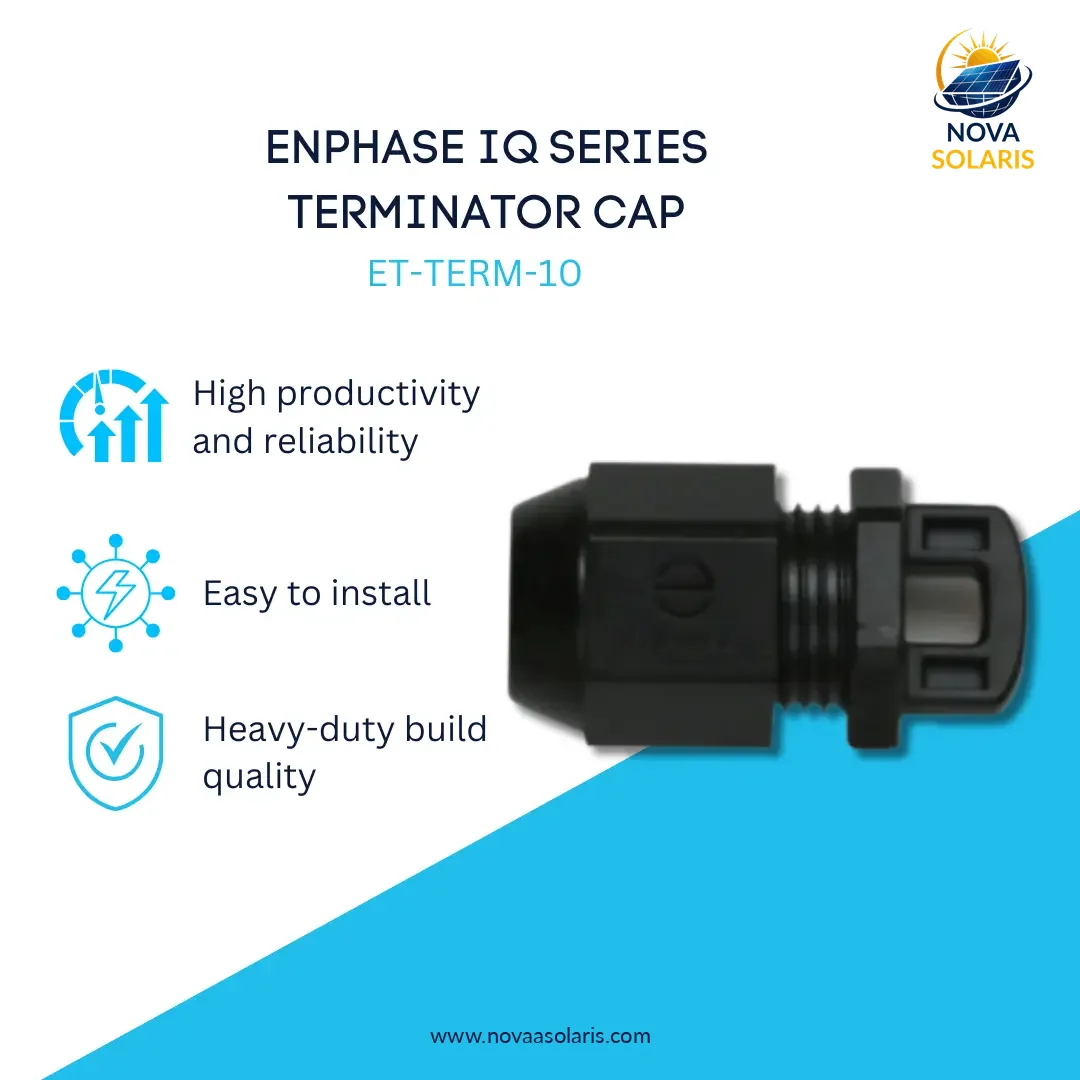 Enphase ET-TERM-10 IQ Series Terminator Cap for Unused Q-Cable Ends