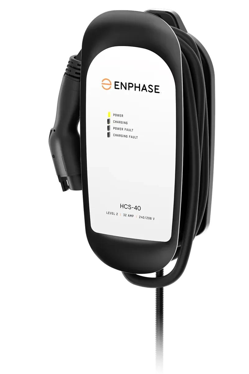 Enphase IQ40 IQ-EVSE-NA-1040-0100-0100 32A 240VAC Hardwired EV Charger — visuel 3