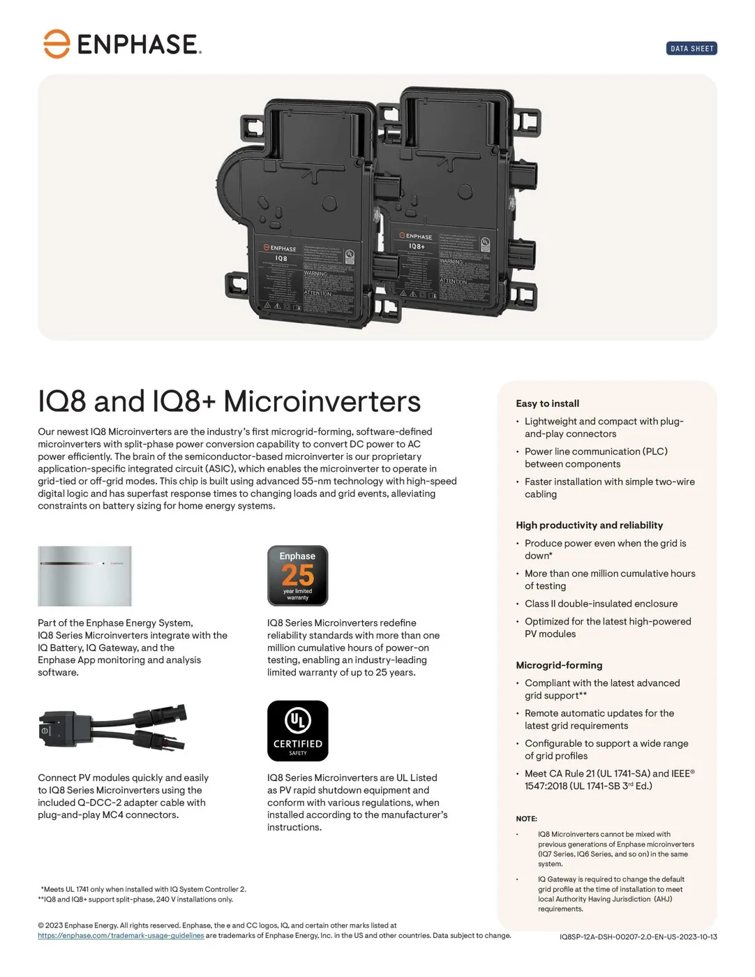 IQ8+ Enphase Microinverter Box of 18 — visuel 3