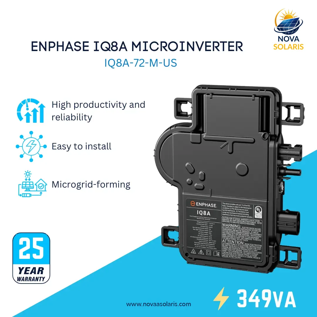 Enphase IQ8A Microinverter (IQ8A-72-M-US)