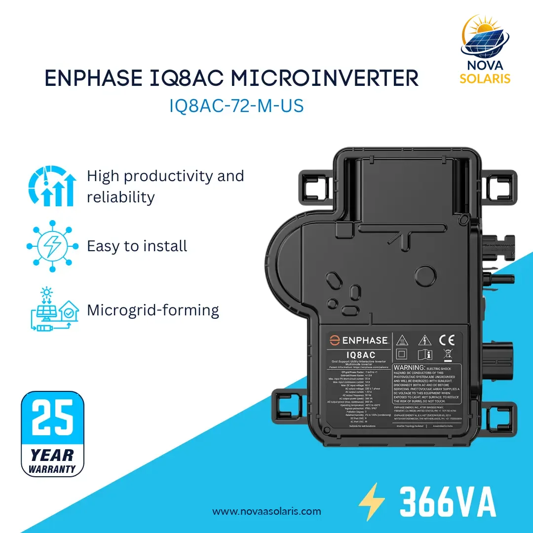 Enphase IQ8AC Microinverter (IQ8AC-72-M-US)