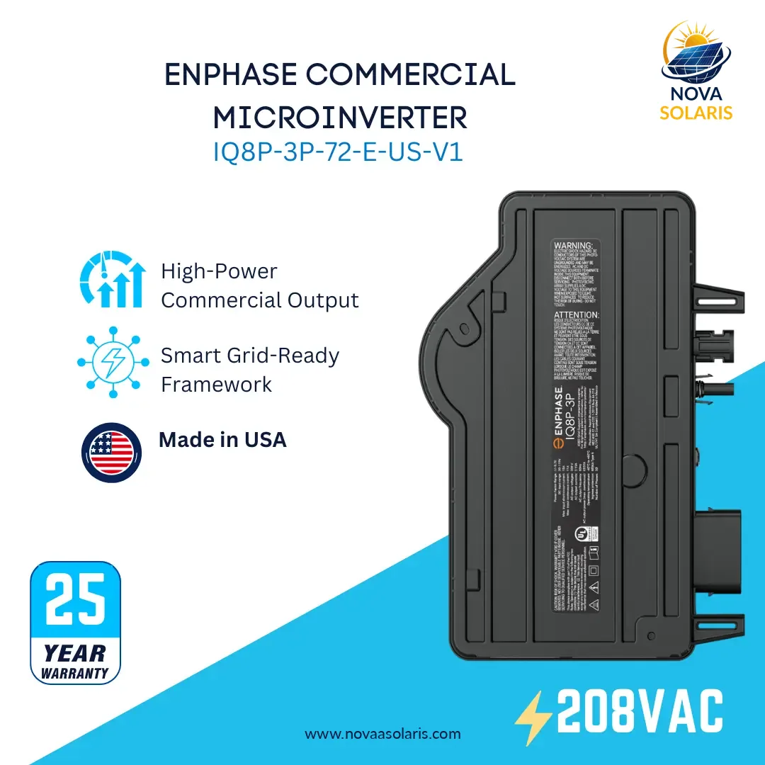 Enphase IQ8P-3P-72-E-US-V1 Commercial Microinverter USA