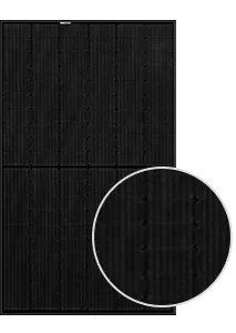 Jinko JKM430N-54HL4-B 430Watt 108 Half-Cell All Black Solar Panel — visuel 3