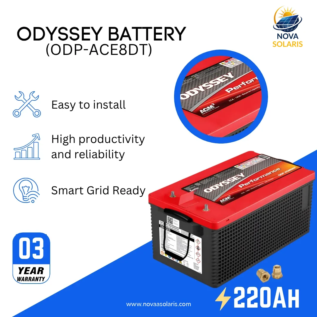 Odyssey Battery ODP-ACE8DT 12V 220Ah Performance Battery