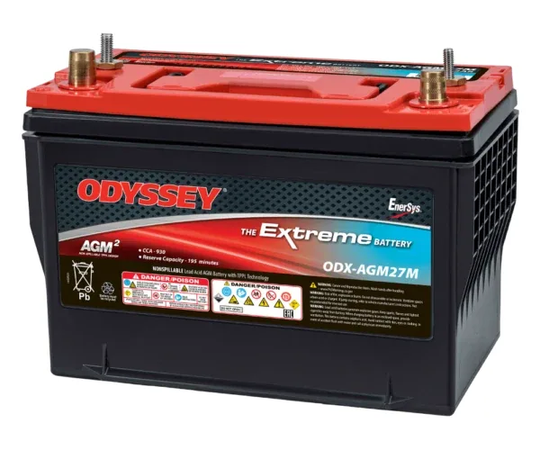 Odyssey Battery ODX-AGM27M 12VDC 92Ah Extreme Series AGM Battery — visuel 3