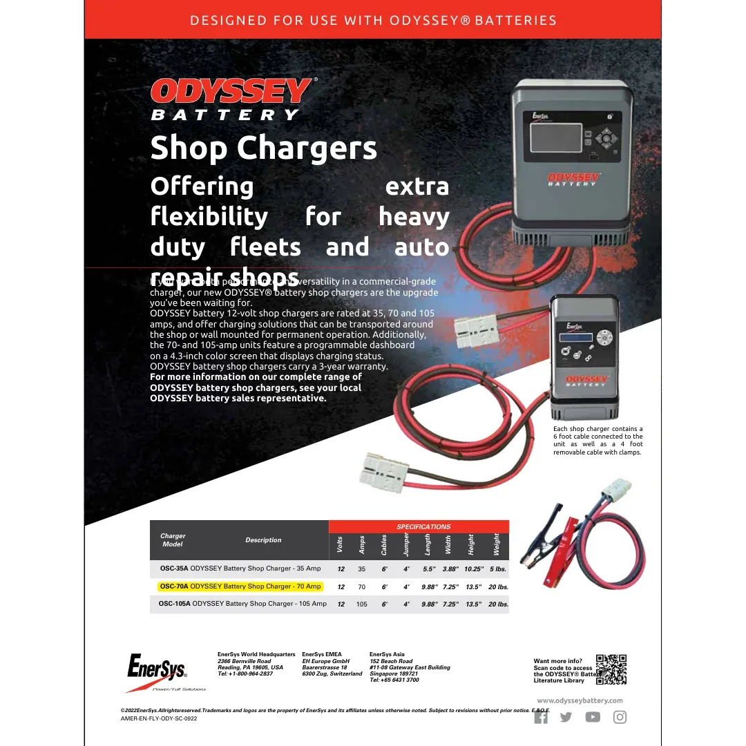 Odyssey Chargers OSC-70A — visuel 2