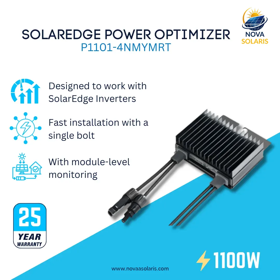 SolarEdge P1101-4NMYMRT 1100 watt Power Optimizer