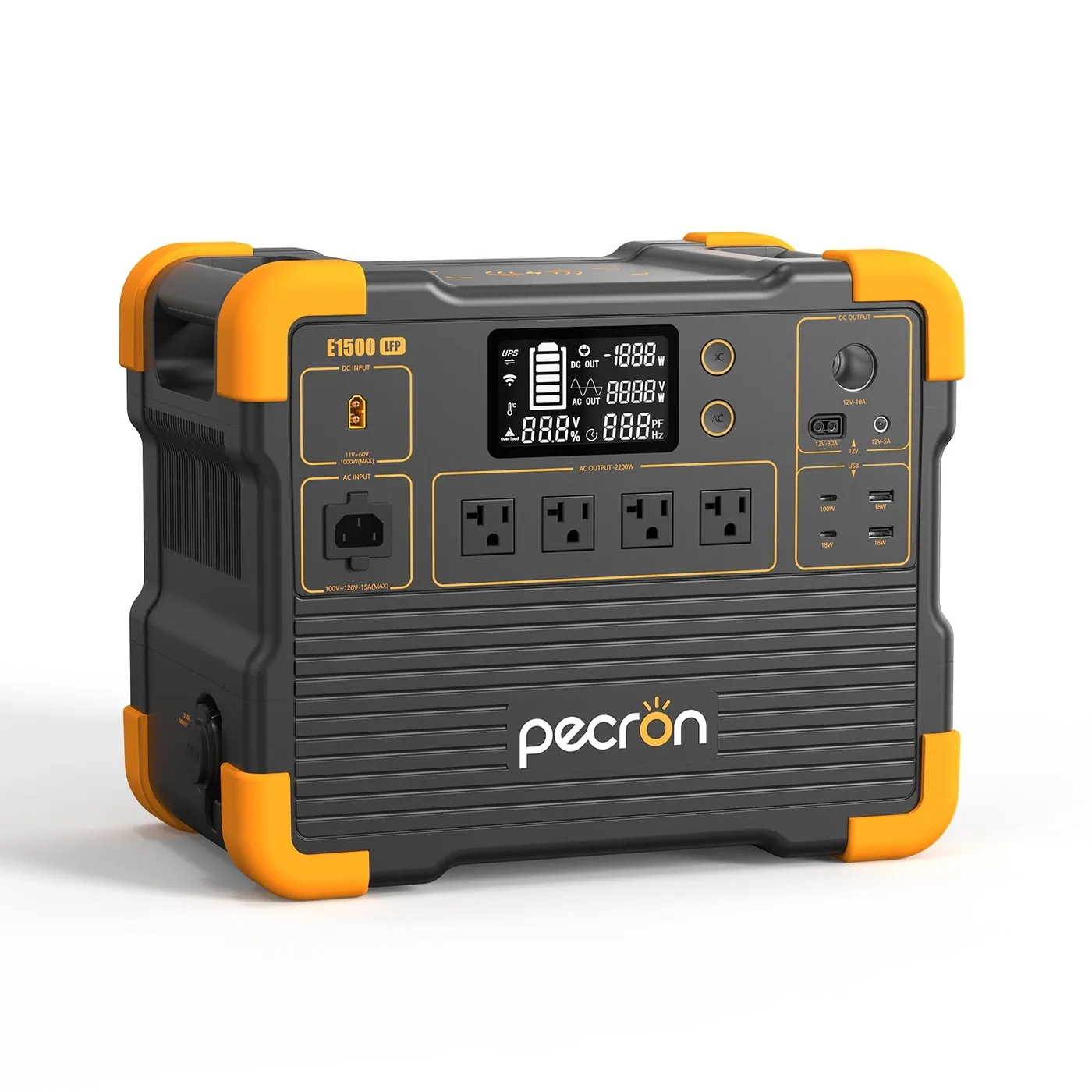 PECRON E1500LFP Expandable Portable Power Station 2200W 1536Wh V3 Version