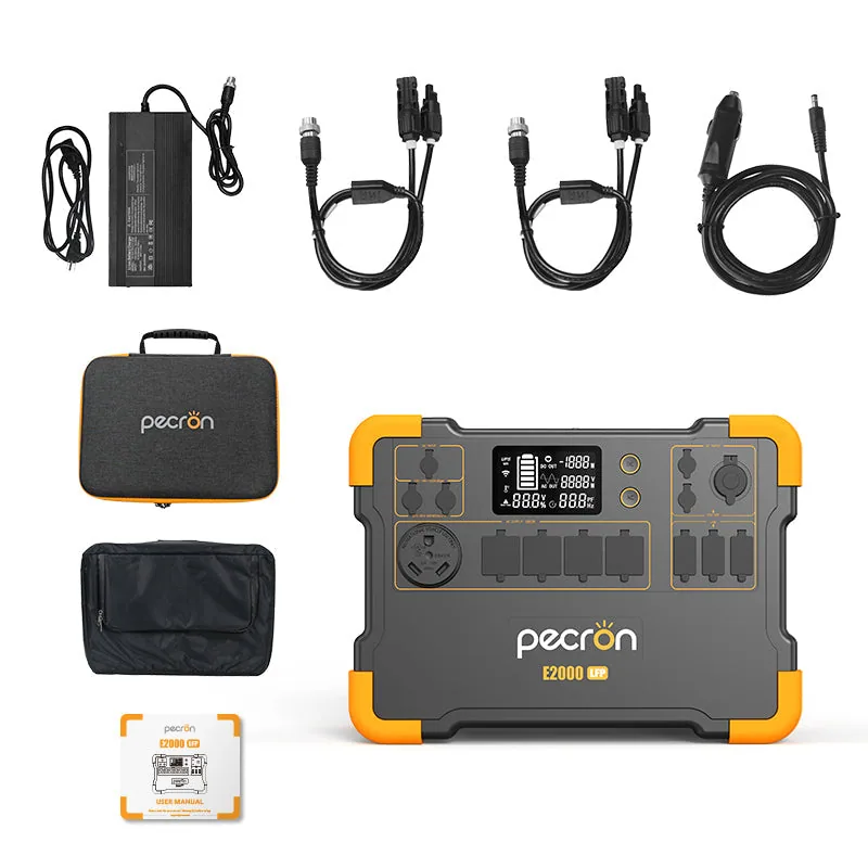 PECRON E2000LFP Expandable Portable Power Station 2000W 1920Wh — visuel 4