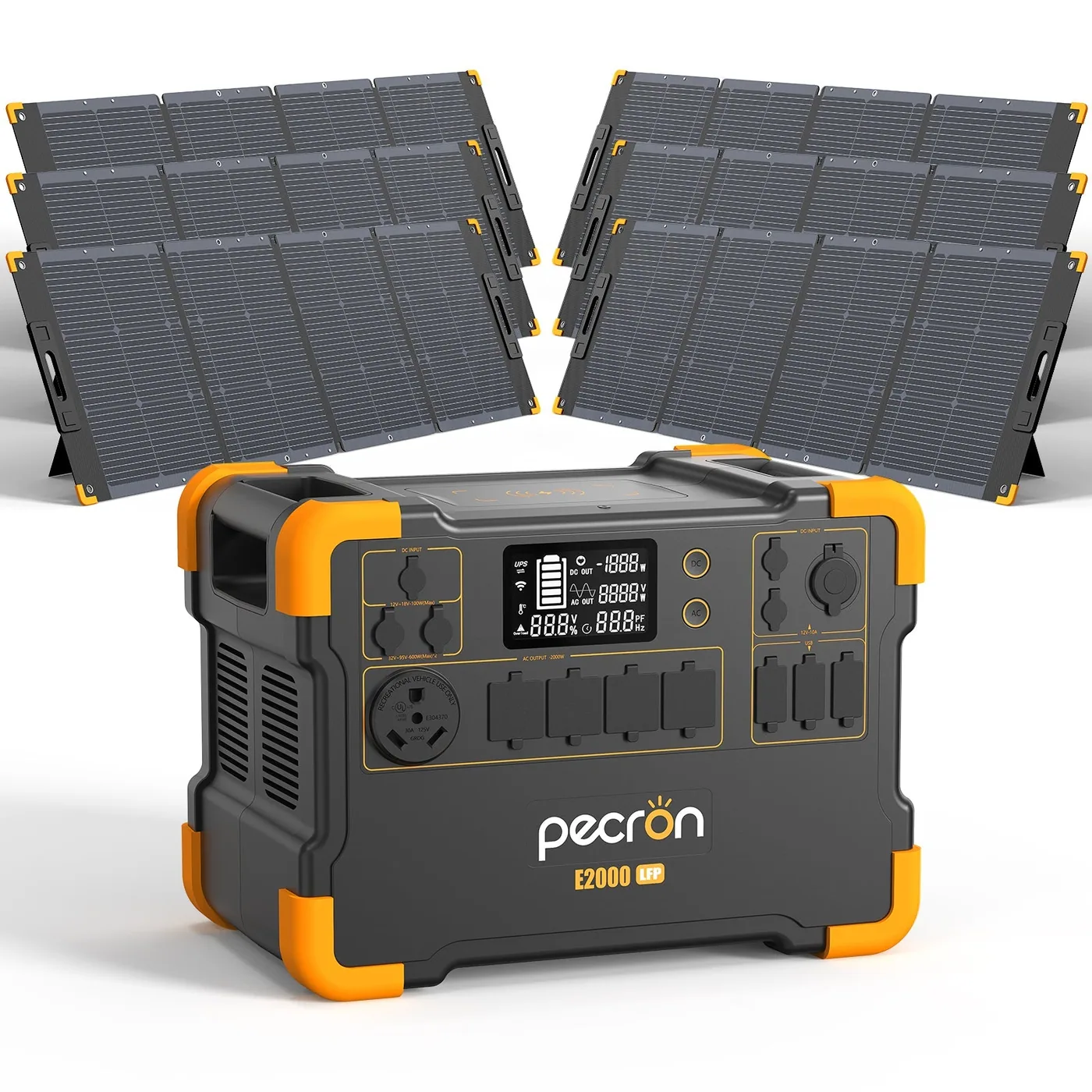 PECRON E2000LFP Expandable Portable Power Station 2000W 1920Wh — visuel 7