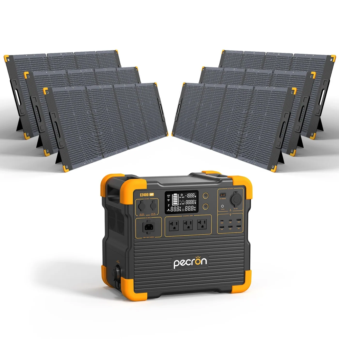 PECRON E2400LFP Portable Power Station 2400W 2048Wh — visuel 11
