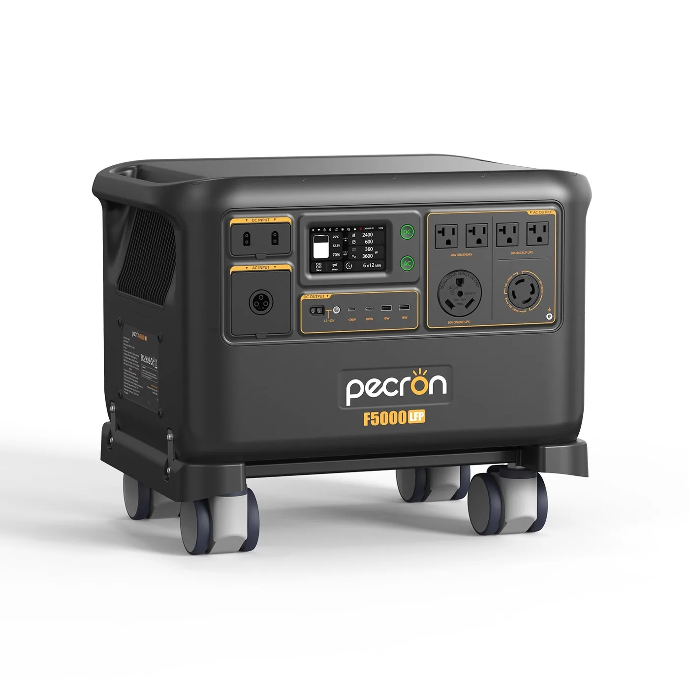 PECRON F5000LFP Portable Power Station 7200W 5120Wh 120V/240V