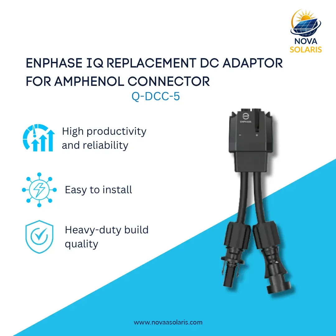 Enphase Q-DCC-5 IQ Replacement DC Adaptor for Amphenol Connector