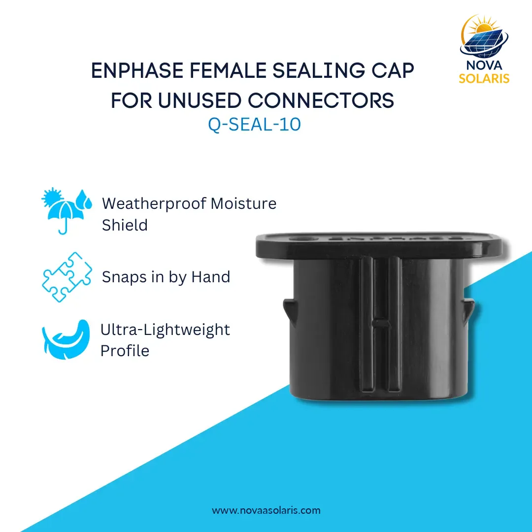 Enphase Q-SEAL-10 Female Sealing Cap for Unused Connectors- 1 Unit