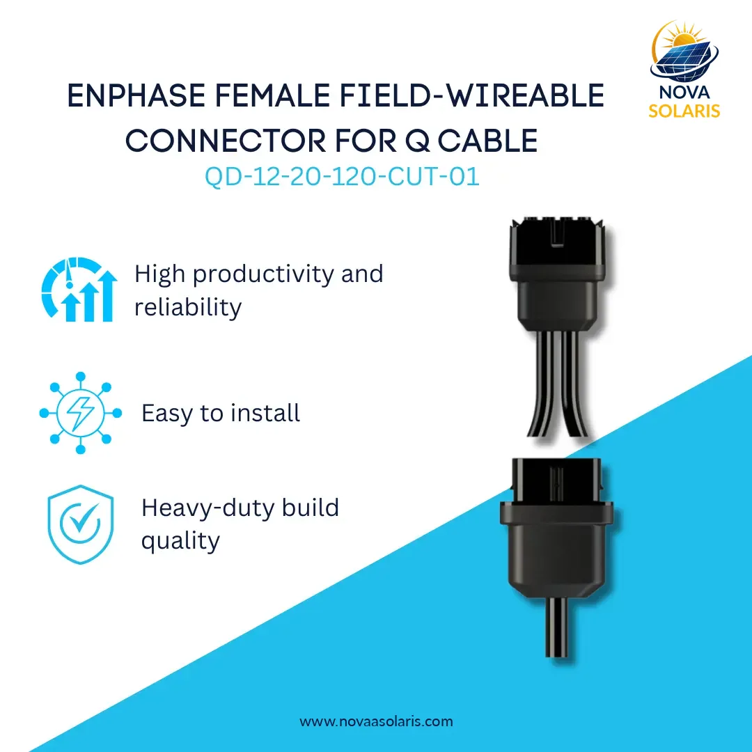 Enphase QD-12-20-120-CUT-01 2.4m (7.9ft) Landscape QD Cable for 60-72 cell panels - 1 cable