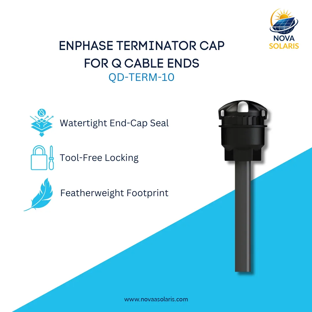 Enphase QD-TERM-10 Terminator Cap For Q Cable Ends - 1 Unit