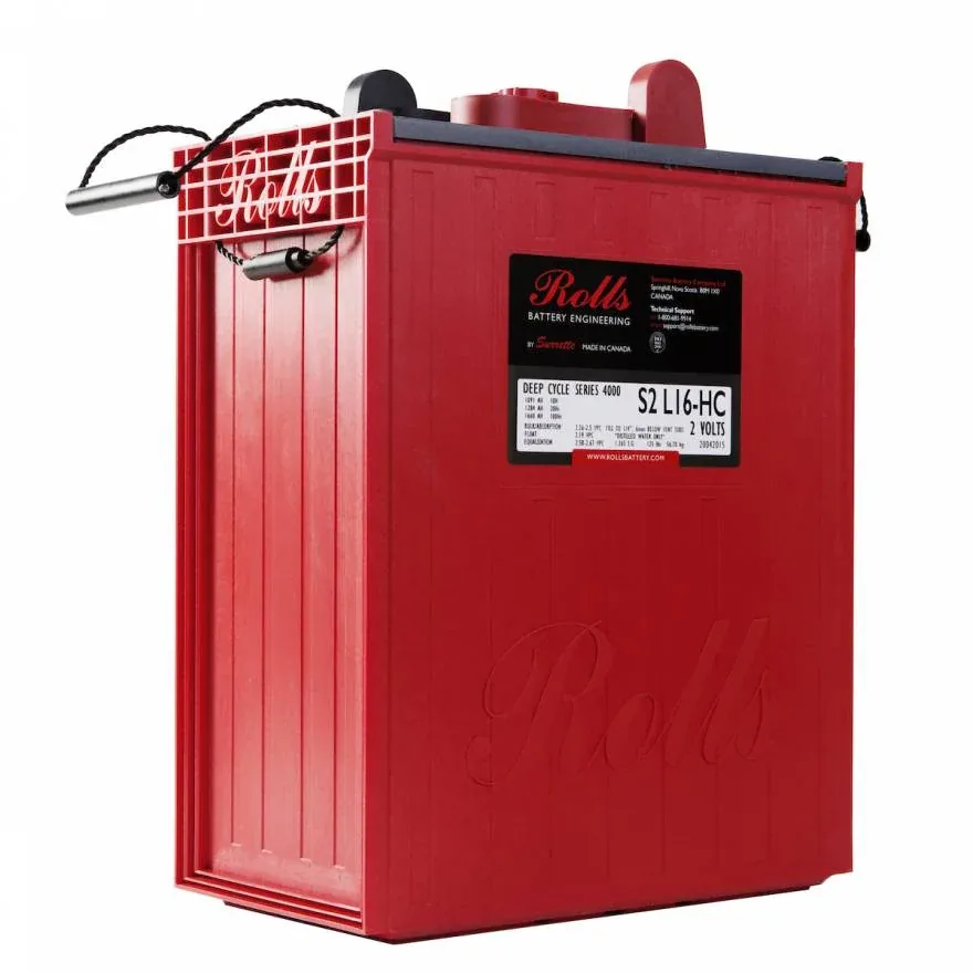 Rolls Surrette S2-L16-HC 2VDC 1335Ah Flooded Deep Cycle Battery — visuel 3