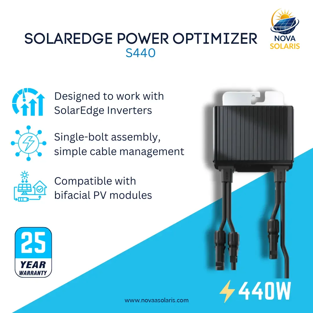 SolarEdge S440 440 watt Power Optimizer