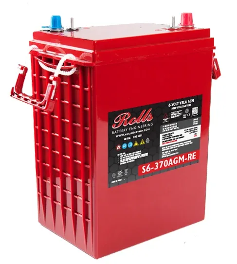 Rolls Surrette S6-370AGM 335Ah 6VDC AGM Deep Cycle Battery — visuel 3