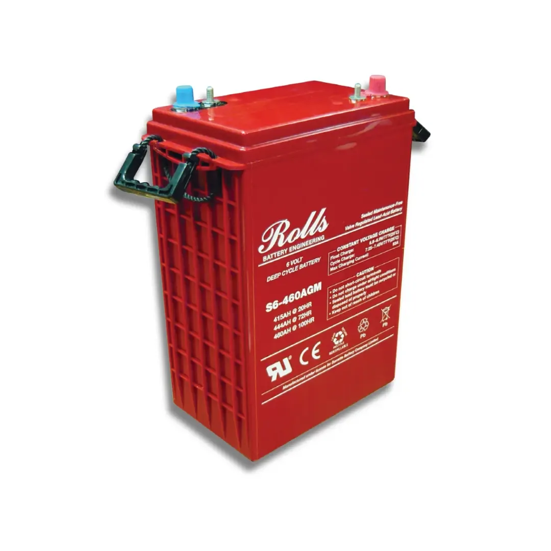 Rolls Surrette S6-460AGM 415Ah 6VDC AGM Deep Cycle Battery — visuel 3
