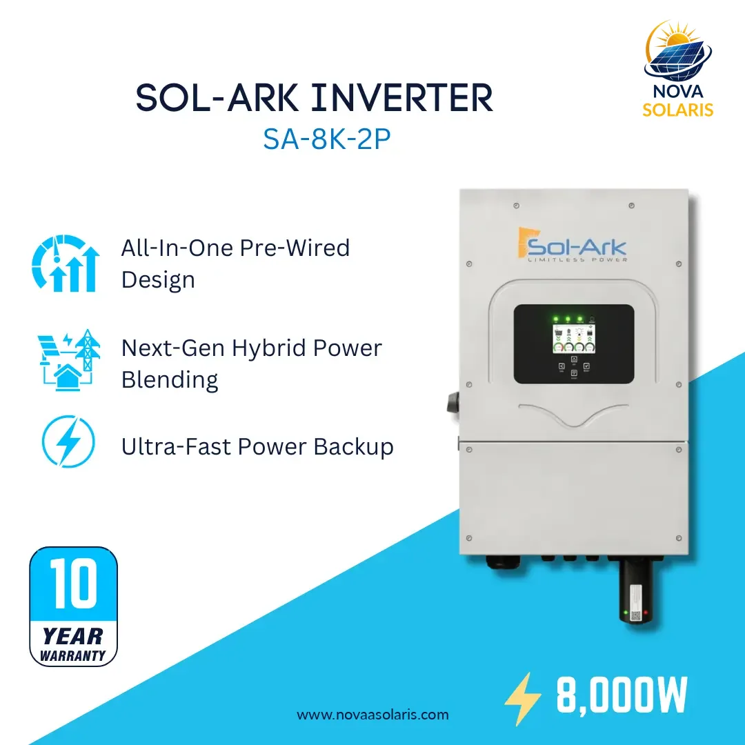 Sol-Ark-8K Hybrid Inverter (SA-8K-2P)