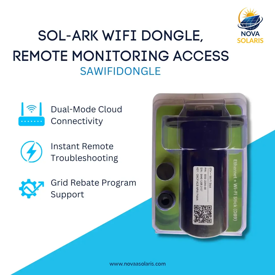 Sol-Ark SAWIFIDONGLE Wifi Dongle, Remote Monitoring Access