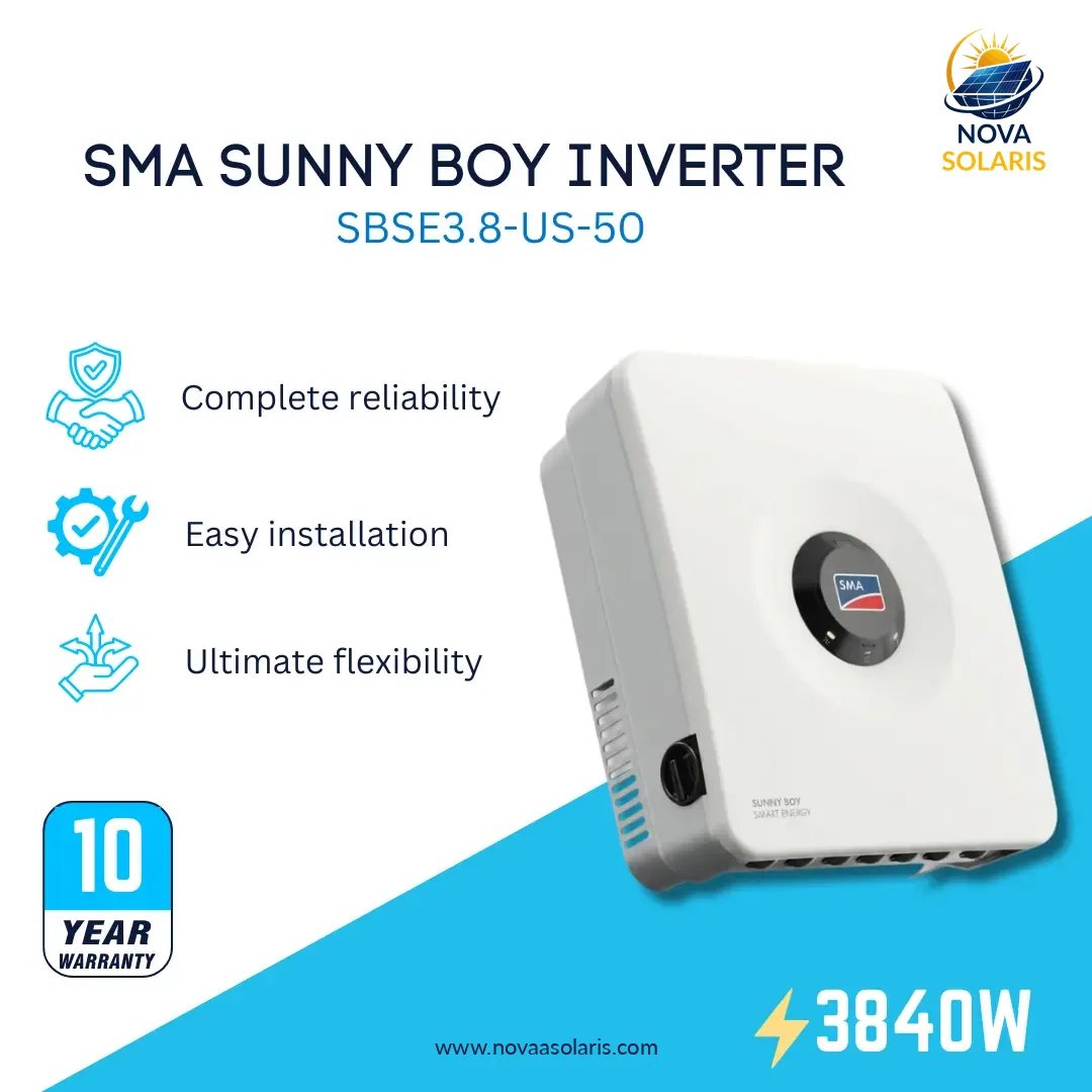 SMA Sunny Boy Smart Energy SBSE3.8-US-50 3.8kW Hybrid Inverter